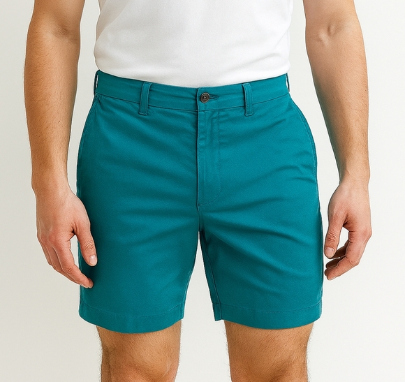 J.Crew Men’s 9” Classic Fit Shorts | Size 38 | Teal Blue - Picture 2 of 7